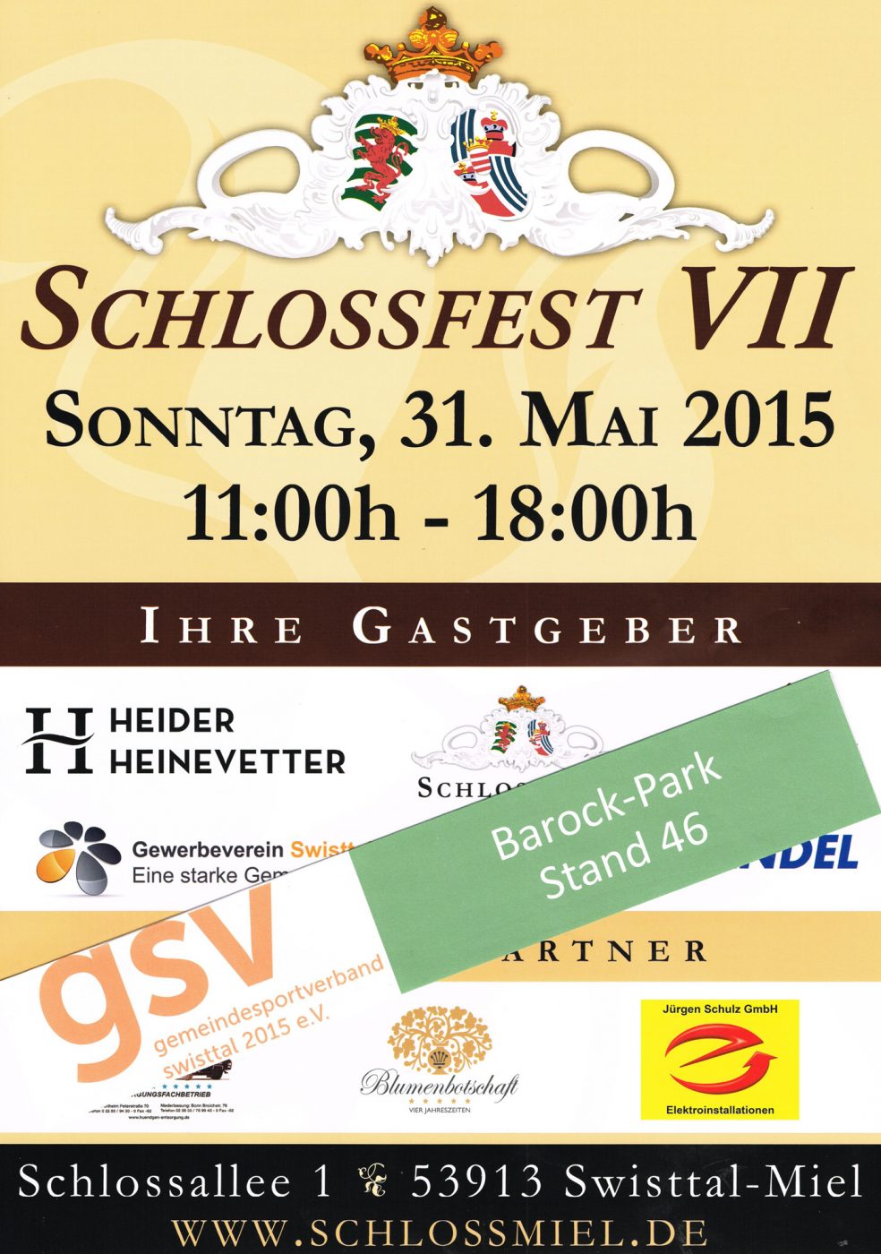 2015 05 31 Plakat Schlossfest Miel mit Störer reduziertpdf